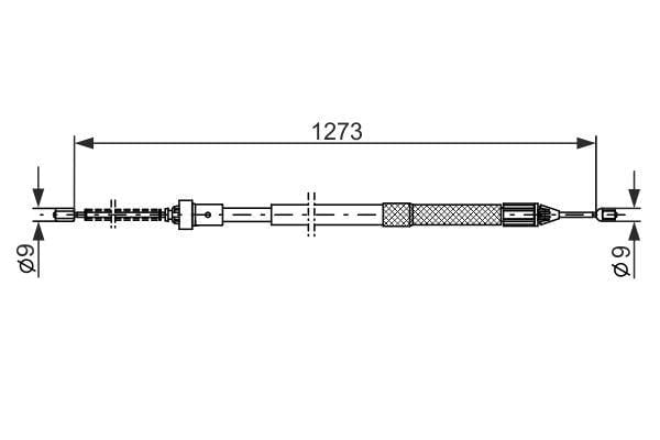 Fren Teli. 1273 Mm Bosch 1987482308