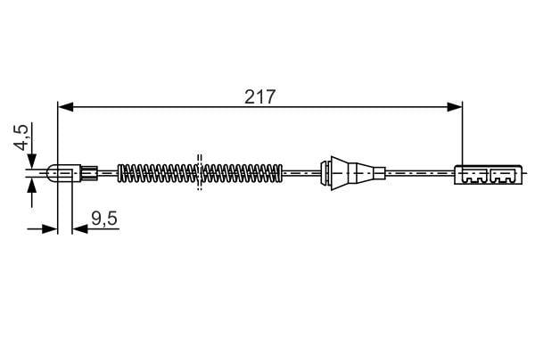 Fren Teli. 217 Mm Bosch 1987482251