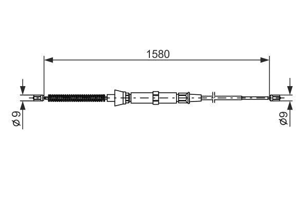 Fren Teli. 1580 Mm Bosch 1987477806