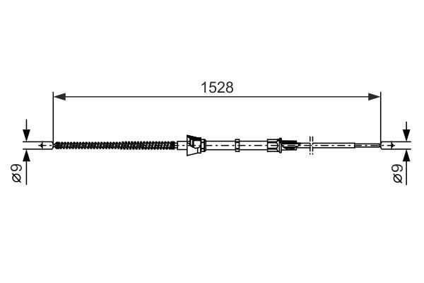 Fren Teli. 1528 Mm Bosch 1987482374