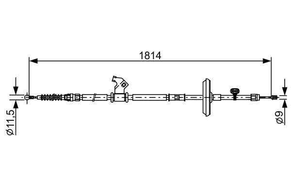 Fren Teli. 1814 Mm Bosch 1987482502