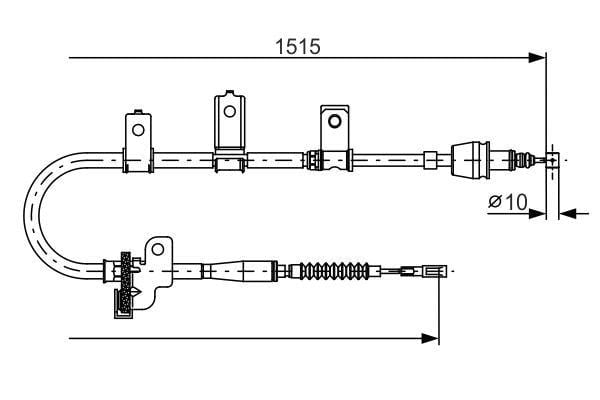 Fren Teli. 1515 Mm Bosch 1987482097