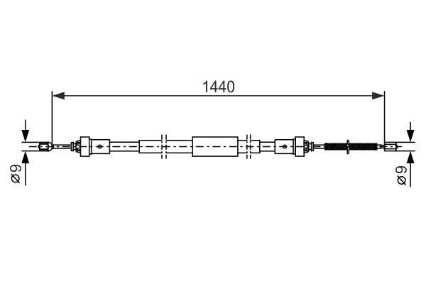 Fren Teli. 1440 Mm Bosch 1987482383
