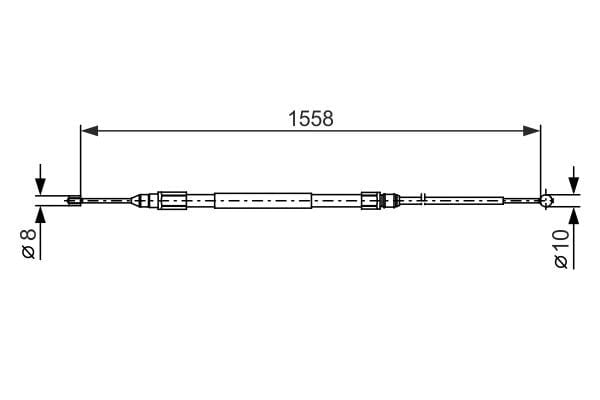 Fren Teli. 1558 Mm 1987482493 Bosch 1987482368
