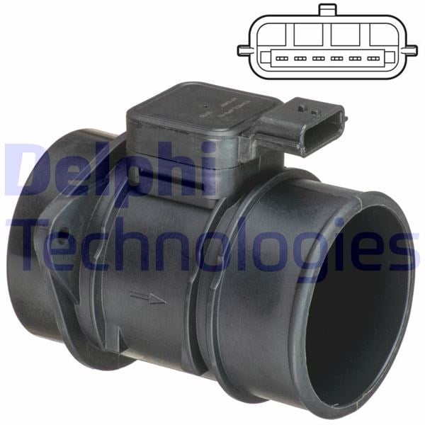 Hava Kütle Ölçer Debimetre Renault Clıo Iıı 05> Laguna Iıı 07> Modus 04> 1.5Dci K9k Delphı Af10497-12B1