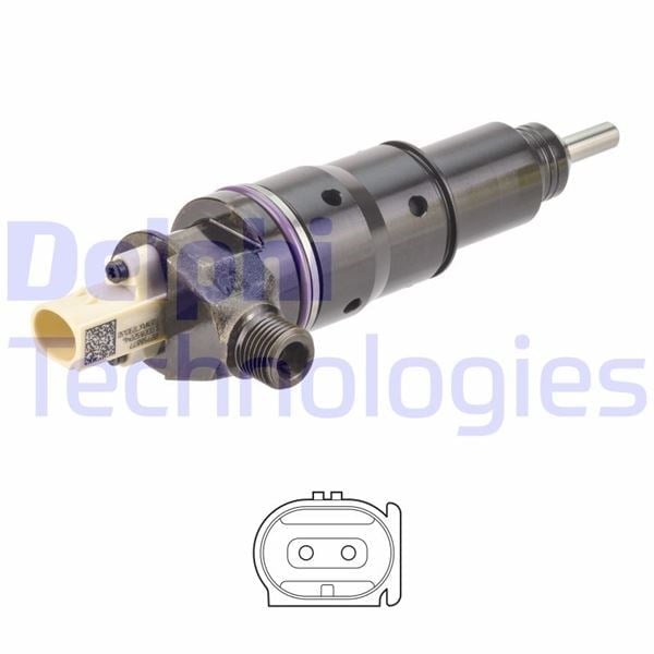 Injector F2 Delphı Bebj1f13001-12B1