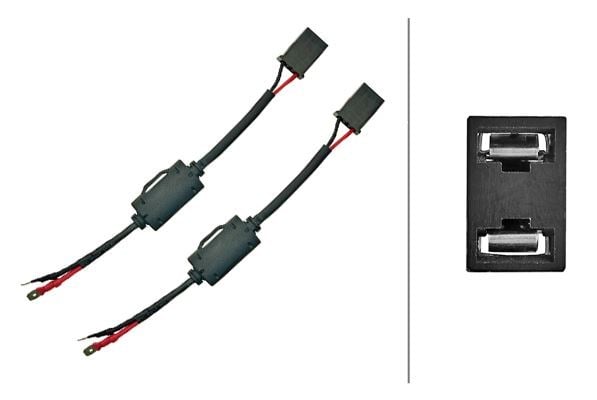 Kablo Seti H7 Off-Road Titreme Önleyici Hella 8Gl226971621