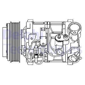 Klıma Kompresoru Bmw F20 F21 E90 E91 E92 E93 F30 F31 F34 F07 F10 F11 E84 E89 Delphı Cs20545