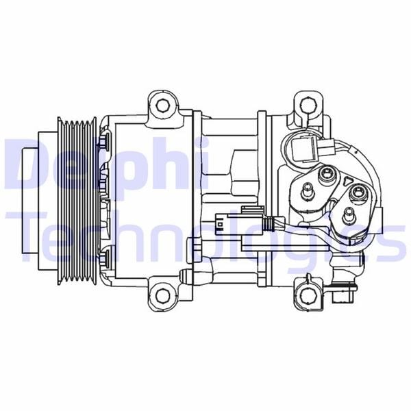 Klıma Kompresoru Mercedes W169 W245 Delphı Cs20499