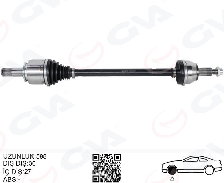 Komple Aks Arka Sol Defender L663 Dıscovery 5 L462 R.R 4 Vogue L405 R.R Sport 2 L494 837Mm Gva 4499222