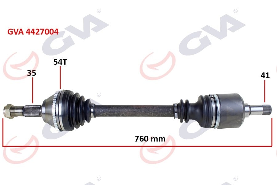 Komple Aks Sol Ducato-Boxer-Jumper 2.5 D 94-02 18Q Abs Li 54Diş 762Mm Gva 4427004