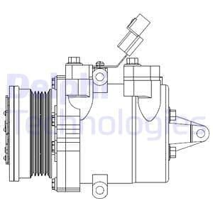 Kompresör Mıtsubıshı Colt 2004 Delphı Cs20534