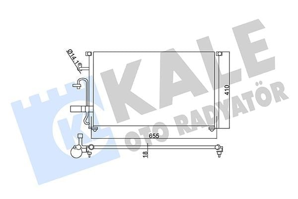 Kondenser Al/Pl/Brz Evanda Kale 350545