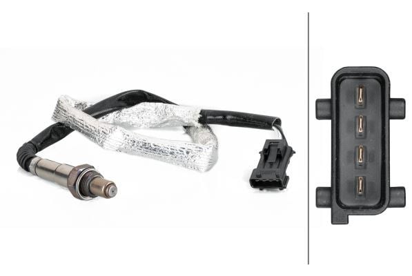 Lambda Sensörü 4-Kutuplu Volvo Hella 6Pa358103221