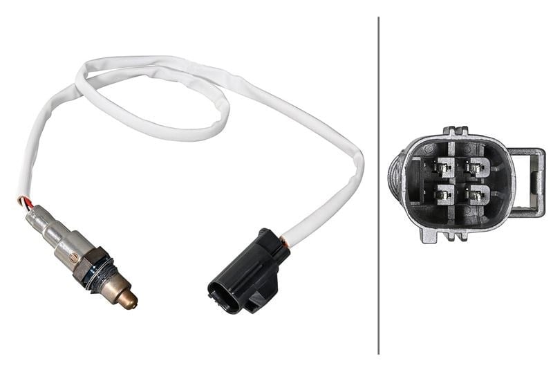 Lambda Sensörü.4-Kutuplu.Isıtılmış.Ford/Jaguar/Land Rover Hella 6Pa358221181
