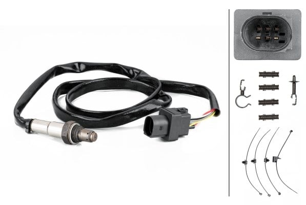 Lambda Sensörü.6-Kutuplu.Isıtılmış.Audi/Bentley/Seat/Vw Hella 6Pa358103121
