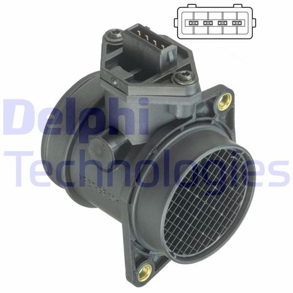 Maf Sensörü Audı A3-A4-A6-Seat Alhambra-Skoda Octavıa-Vw Bora-Golf-Passat-Sharan Delphı Af10376-12B1