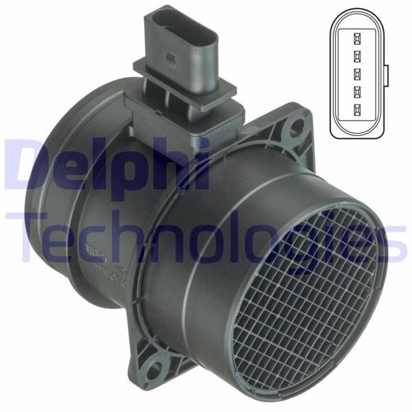 Maf Sensörü - Audı A3. A4. A5. A6. Q5. Tt. Seat Altea. Altea Xl. Exeo. Leon. Toledo. Skoda Octavia. Delphı Af10407-12B1