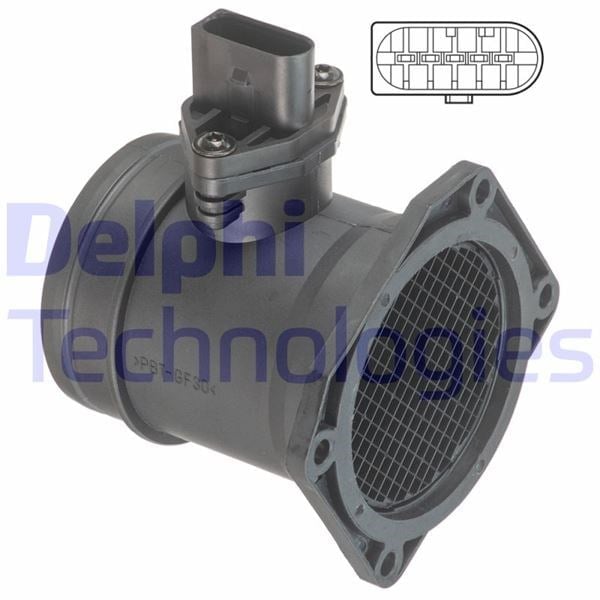 Maf Sensörü Audı A4-A4 Cabrio-A6-Vw Passat-Passat Estate-Variant 11/2000-06/2008 Delphı Af10624-12B1