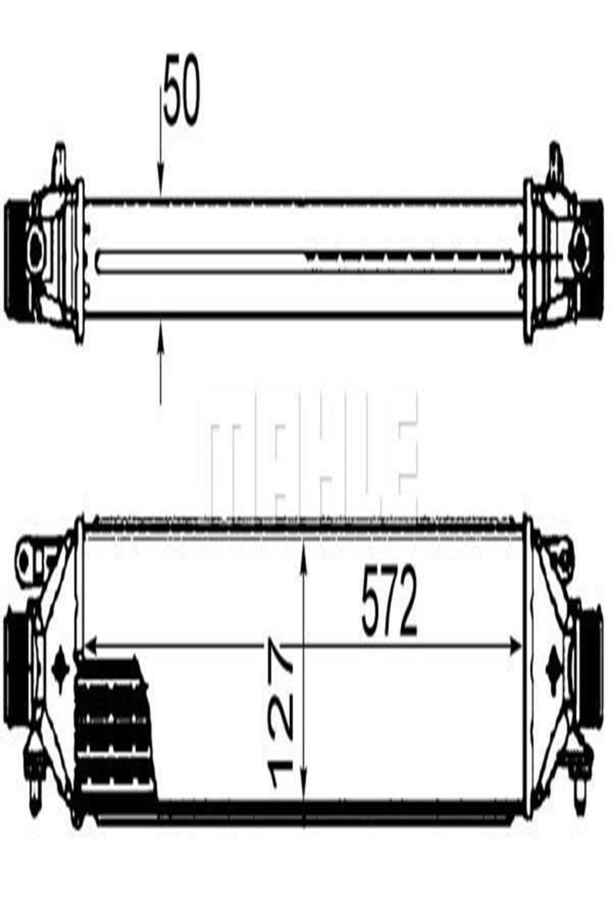 Mahle Cı427000s (8ML376899-131) Turbo Radyatoru Intercooler (FİAT: DOBLO 1.3 51783791 (WF263979)