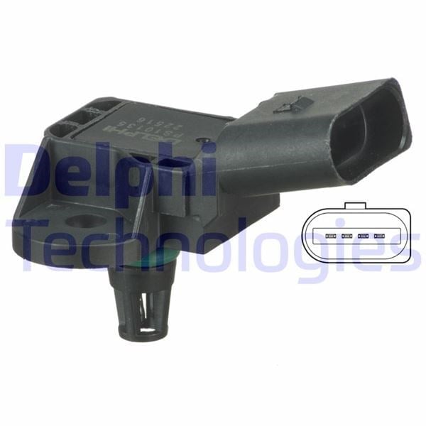 Map Sensörü - Audı A3. A4. A5. A6. A7. A8. Q5. Q7/ Seat Altea. Cordoba. Ibiza. Leon/ Skoda Fabia. Oc Delphı Ps10135