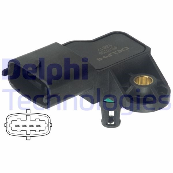 Map Sensörü - Chevrolet Aveo. Cruze. Malibu. Orlando. Trax / Opel Adam. Astra. Cascada. Corsa. Insig Delphı Ps10206