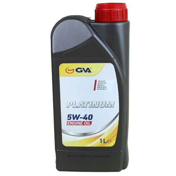 Motor Yağı 5W40 1 Lt Platınum Tam Sentetik Apı Sl/Cf Gva 9920180