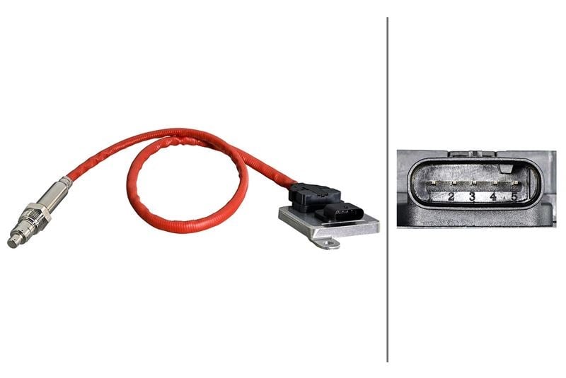 Nox Sensoru Mercedes W205 S205 C205 A205 W213 S213 C238 A238 W166 R172 Hella 6Pn358307261