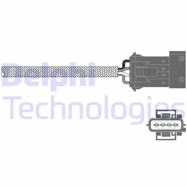 Oksijen Sensörü Arka Volvo C70 98-05 C70 Coupe 97-02 S70 97-00 97-02 Xc70 2.4T 97-02 Delphı Es20341-12B1