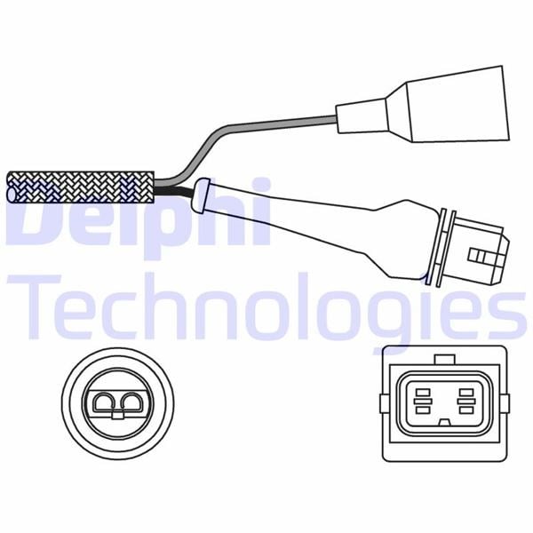 Oksijen Sensörü - Audı 80 / Renault Espace Iı 01/86>09/00 Delphı Es11000-12B1
