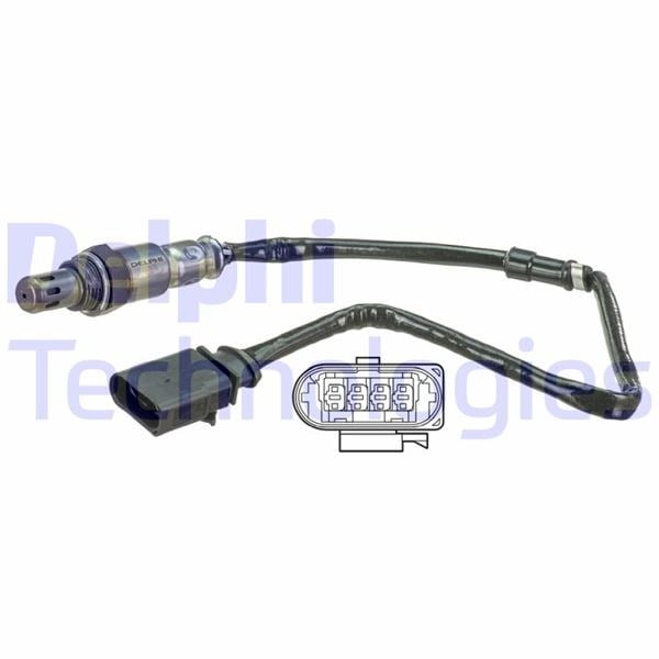 Oksijen Sensörü Audı A3-Seat Altea-Leon-Toledo-Vw Eos-Golf-Jetta-Passat 05/2007> Delphı Es20678-12B1