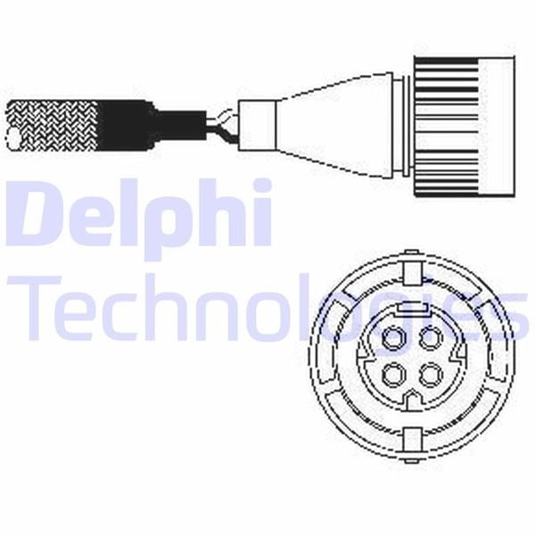 Oksijen Sensörü - Bmw 3 Series E36 87>95 Delphı Es10254-12B1