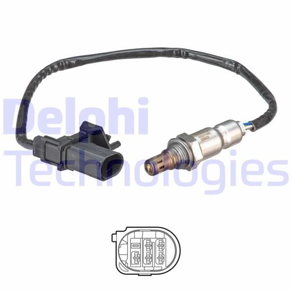 Oksijen Sensörü Focus 1.6Tdci 10 > Mondeo 10 >Cmax 10 > Volvo S40 D2 S60 D2 S80 V60 V70 V50 C30 V40 Delphı Es21140-12B1