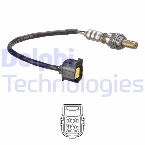 Oksıjen Sensoru Kat. Oncesı Mercedes W169 . Smart Fortwo Coupe 451 Delphı Es21142-12B1