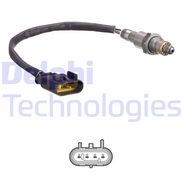 Oksijen Sensörü Katalizör Giriş Fıat Doblo 10> Egea 16> 500L 1.4 356Sxa1b Delphı Es21201-12B1