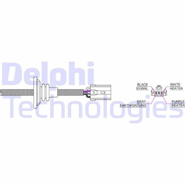 Oksijen Sensörü - Mıtsubıshı Eclipse Iı 2.0L; Galant V 2.0L; Galant Vı 2.0L. 2.4L. 2.5L; Lancer 2.0L Delphı Es20076-12B1