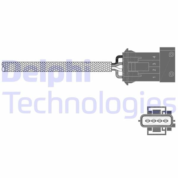 Oksijen Sensörü - Saab 9-3. 9-5; Porsche 911 03/95> Delphı Es20337-12B1