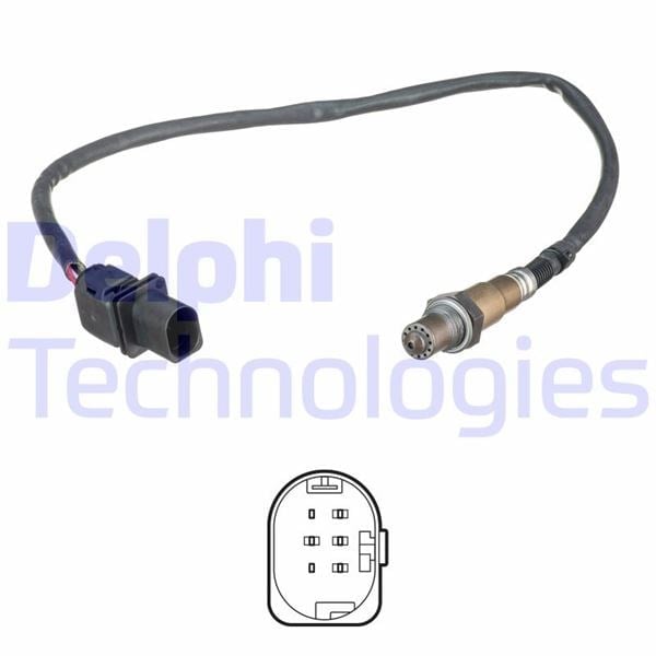 Oksijen/Lambda Sensörü Dizel Lsu-4.9 P4007-C8-Expert 09>Jumpy 11>2.0Hdı Delphı Es21349-12B1