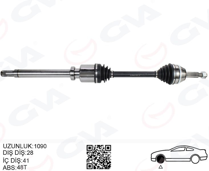 Ön Aks Komple Sağ Ford Transıt V347 2.2Tdcı 115Ps -140Ps 07>11 Gva 4432000
