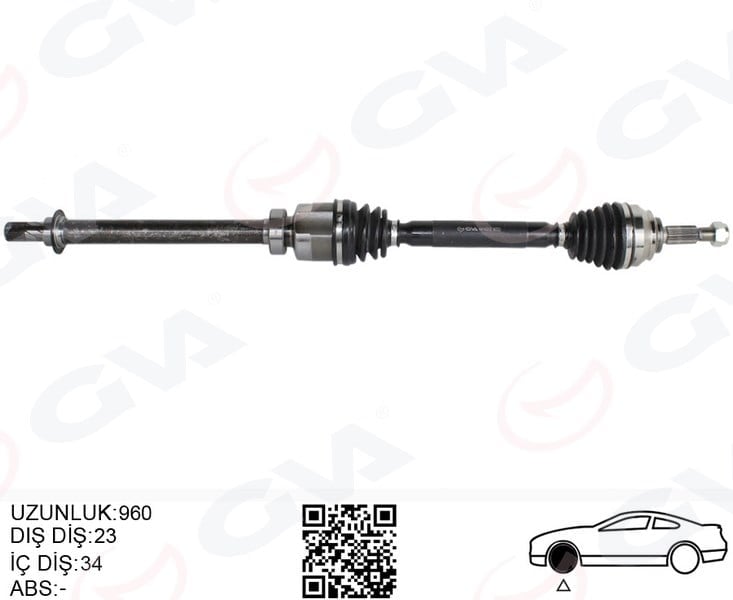 Ön Aks Sağ Renault Clıo Iv 1.5 Dcı A-T 12- Gva 4414312