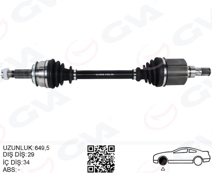 Ön Aks Sol Renault Kadjar 1.5 Dcı A-T 15- Gva 4419043