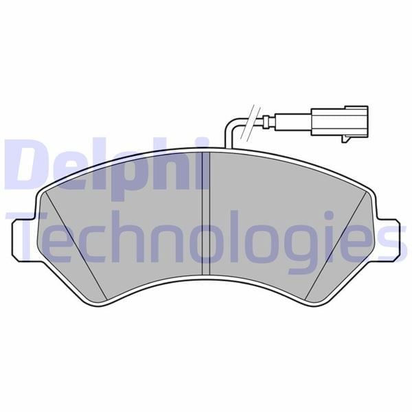 Ön Balata Ducato-Jumper-Boxer 2.0D-2.3D-3.0D-Hdi 07 > Delphı Lp3623