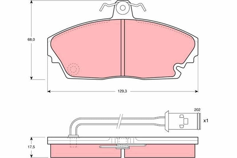 Ön Balata Honda Legend 2.5İ 86-88 Rover 800 88-91 Gdb479 Trw Gdb479