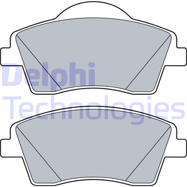 Ön Balata Volvo Xc40 1.5T3 2019 > 2.0 D3 D4 T2 T4 T5 B4 B5 >2018 > 16 Jant Delphı Lp3528