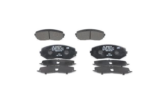 Ön Fren Balata Suzukı Grand Vıtara 2.0L J20a Jb420 5 Kapı 06-> 1.9L F9qb Ddis Jb419 05-> Bosch 0986494241
