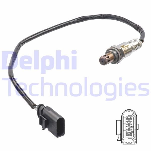 Ön Oksijen Sensörü A1-Ibiza-Toledo-Fabia-Polo 08-2014> Delphı Es21278-12B1