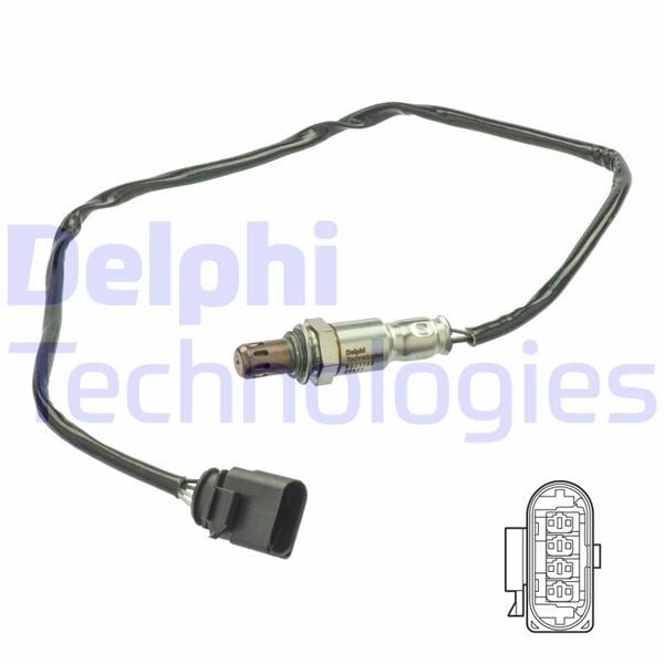 Ön Oksijen Sensörü A3-Q2-Ateca-Leon-Octavia-Golf-Passat 11-2014> Delphı Es21148-12B1