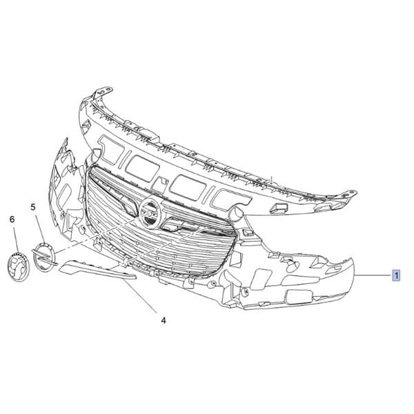 Ön Tmpn Izgr Opel Gm 9816859580