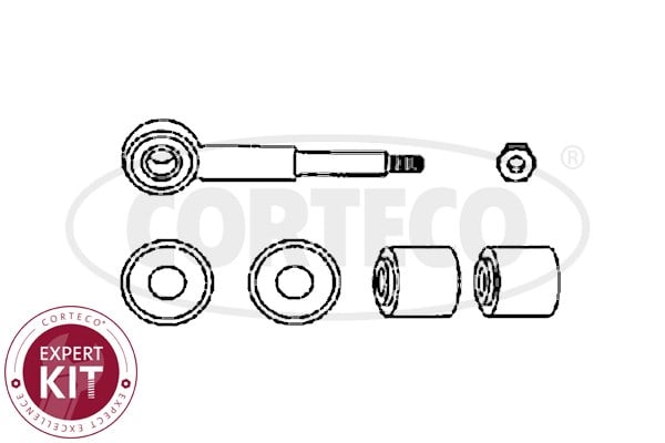 Onarım Kiti. Stabilizatör Bağlantı Çubuğu Corteco 49401307