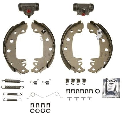 Pabuçlu Balata Seti Arka Aks Renault 12 117 -12 Estate Van-12 Variable 117- 133 -14 121 -15 130 -17 - Trw Bk1003